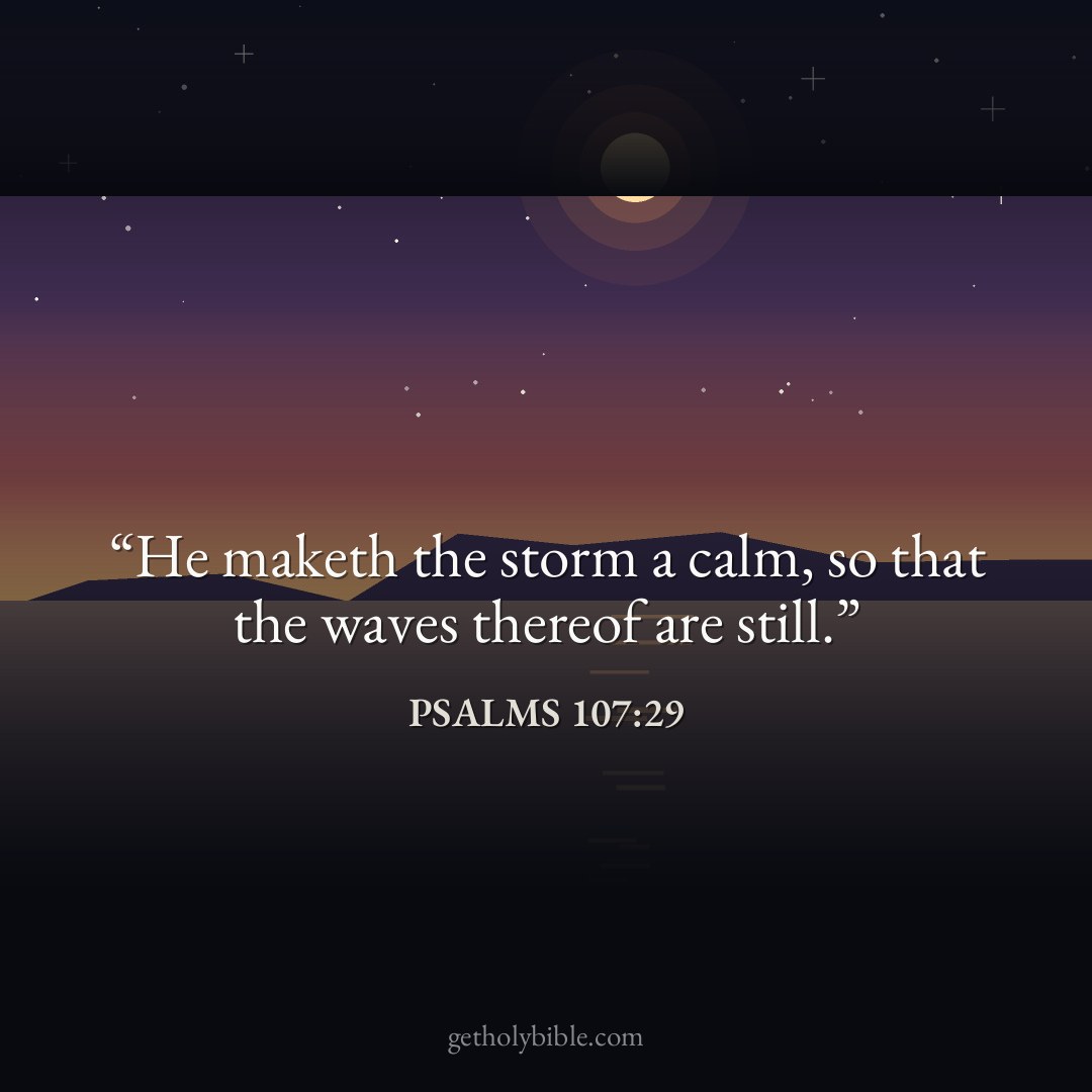 Verse of the Day — Psalms 107:29