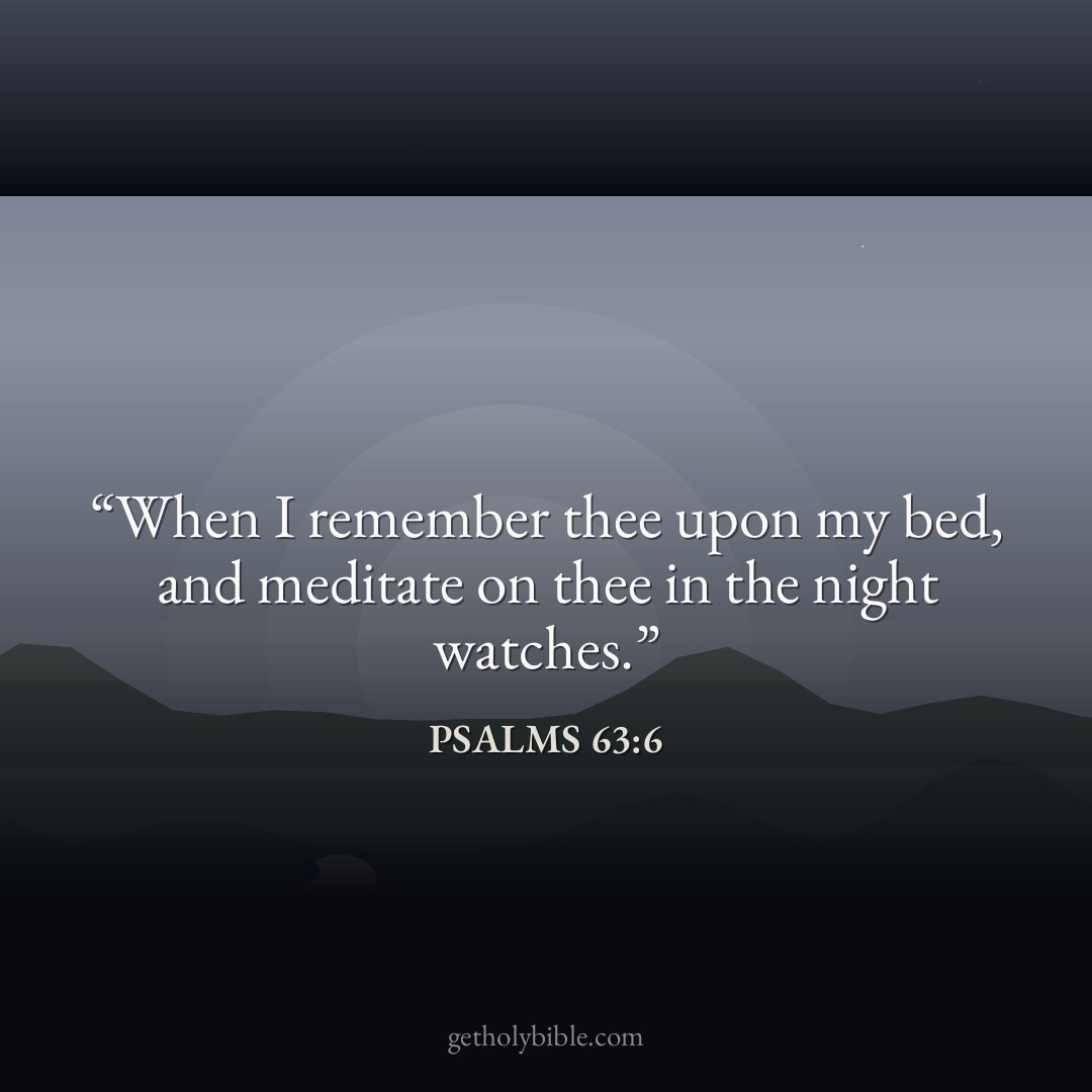 Verse of the Day — Psalms 63:6