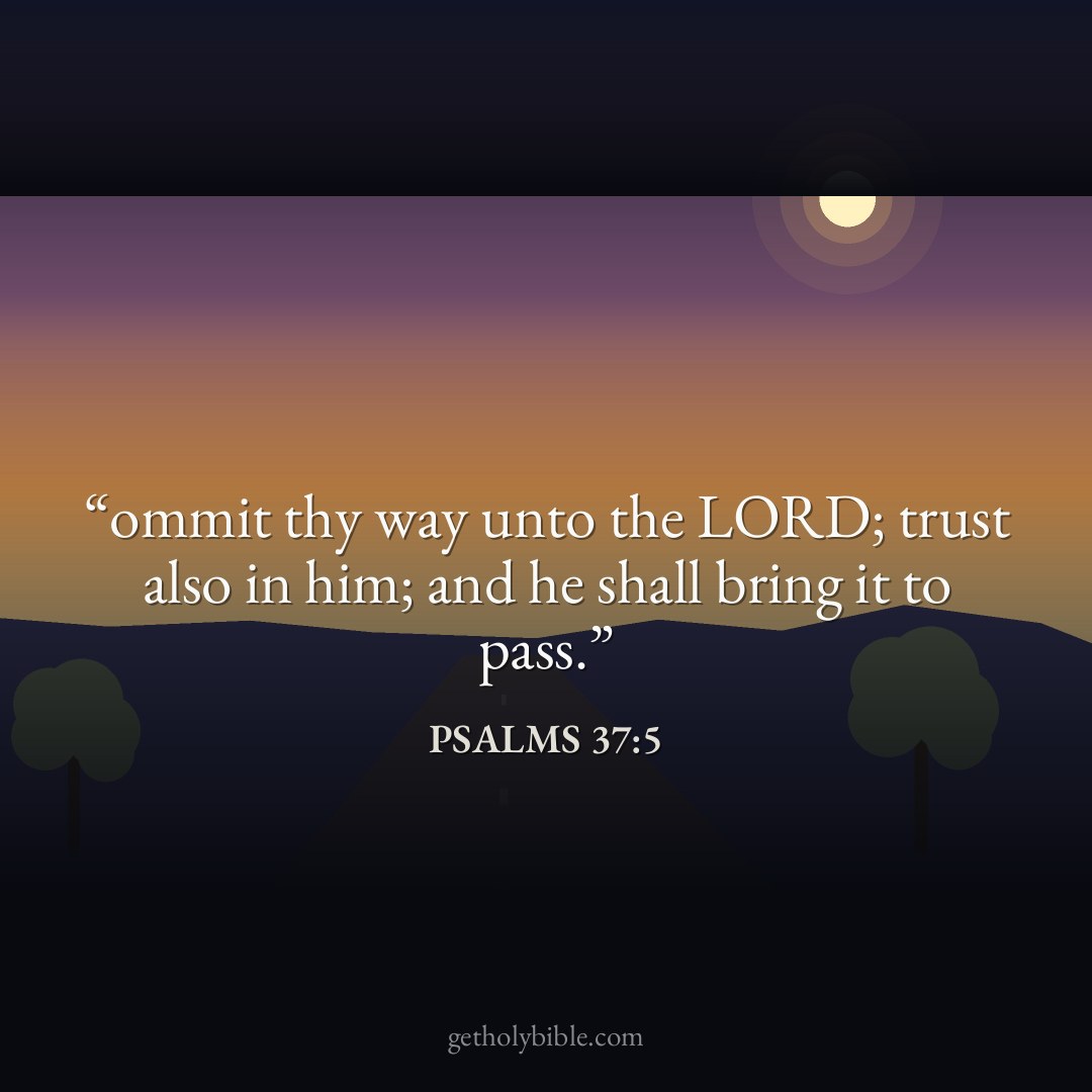 Verse of the Day — Psalms 37:5