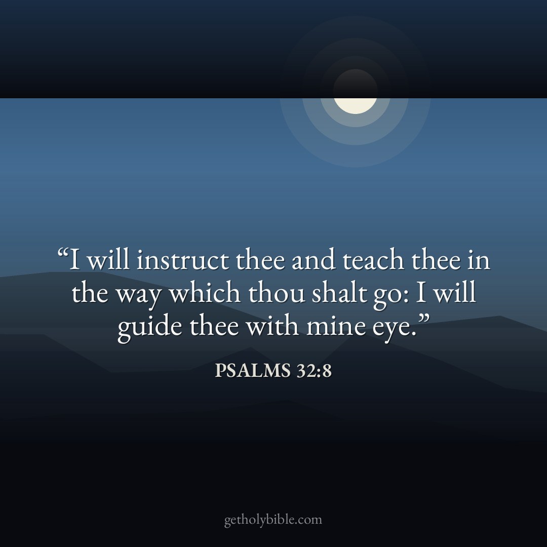 Verse of the Day — Psalms 32:8