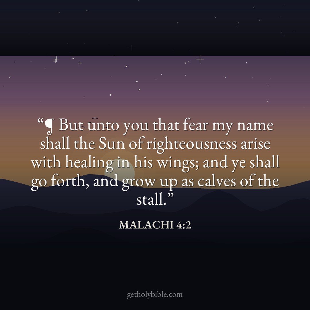 Verse of the Day — Malachi 4:2