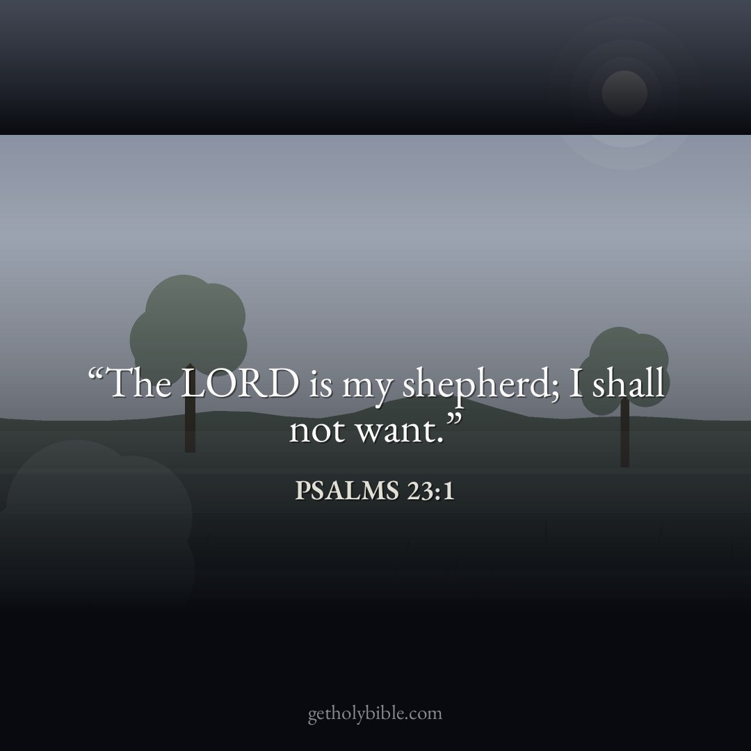 Verse of the Day — Psalms 23:1