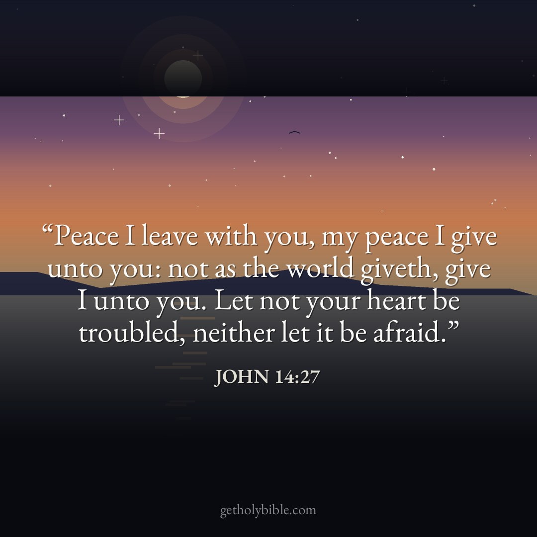 Verse of the Day — John 14:27