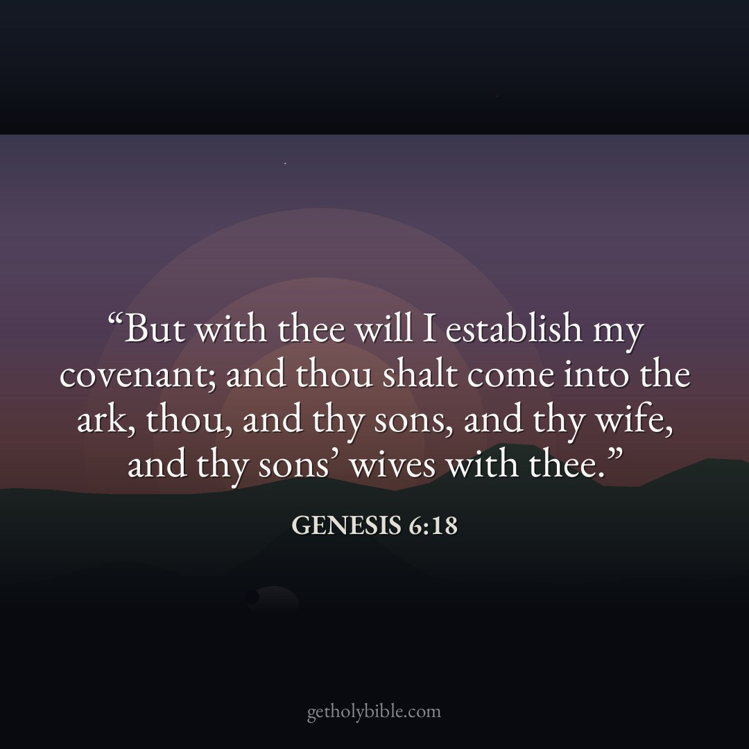 Verse of the Day — Genesis 6:18