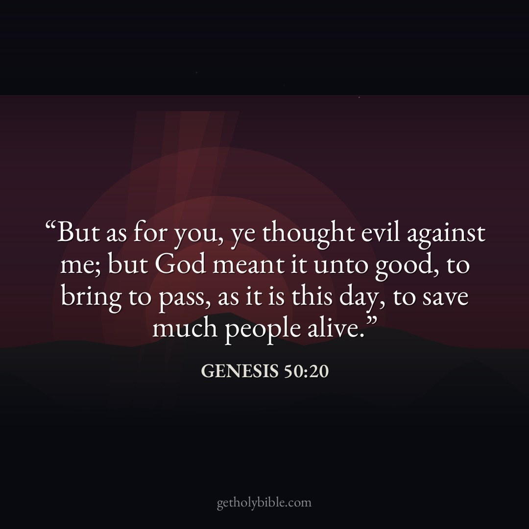 Verse of the Day — Genesis 50:20