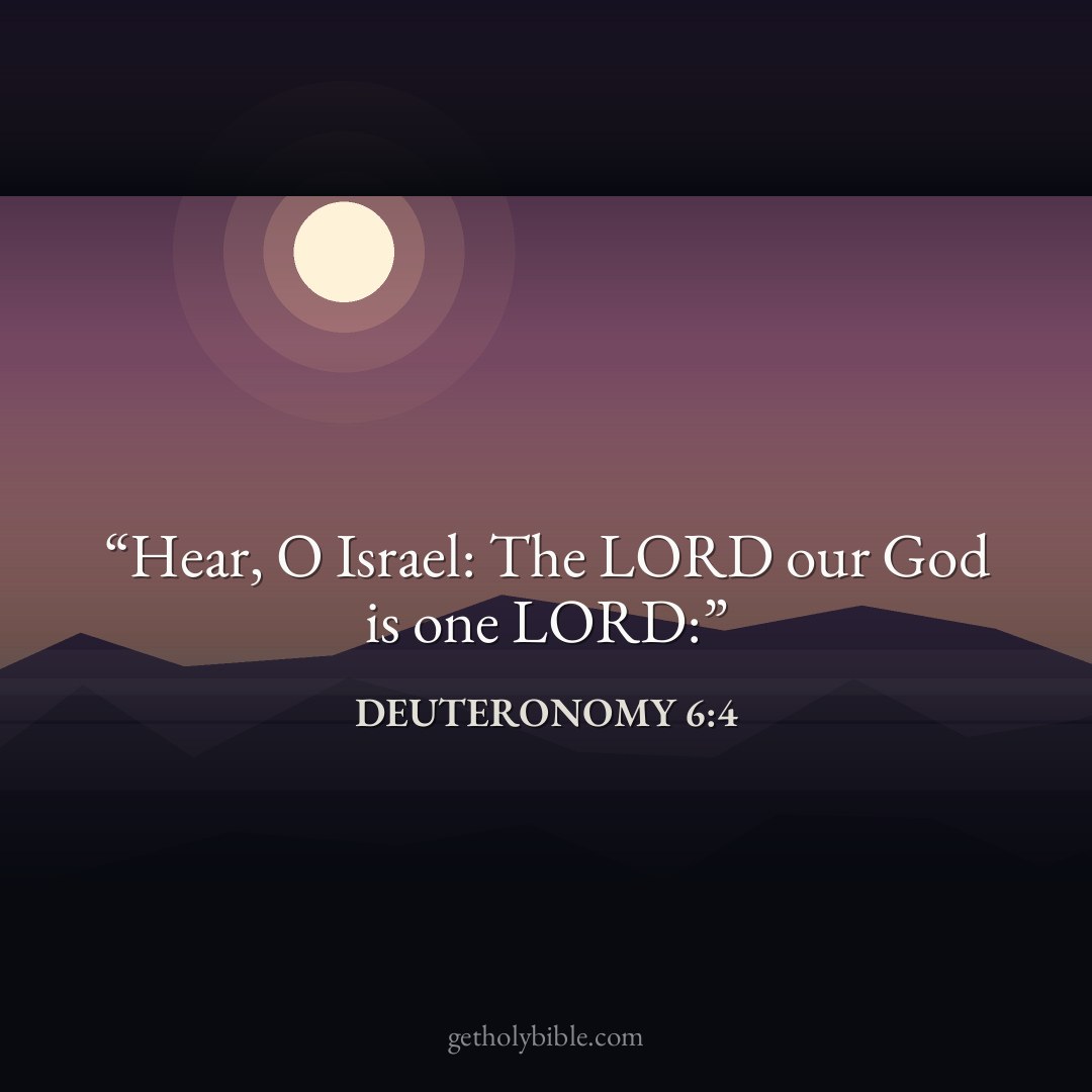 Verse of the Day — Deuteronomy 6:4