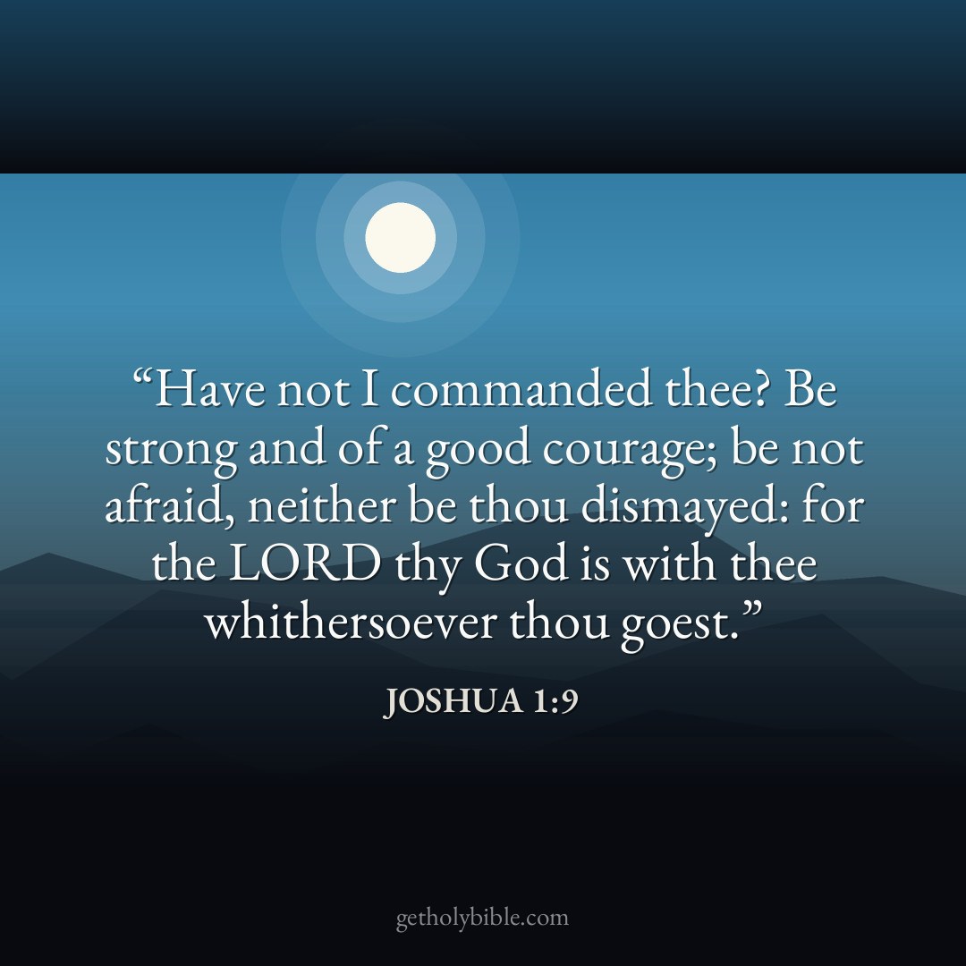 Verse of the Day — Joshua 1:9