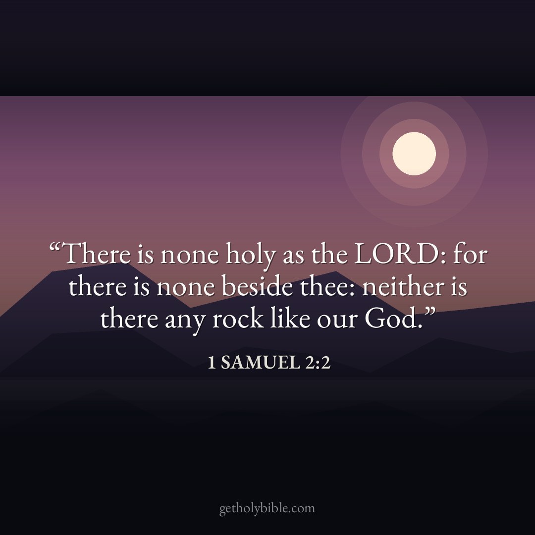 Verse of the Day — 1 Samuel 2:2