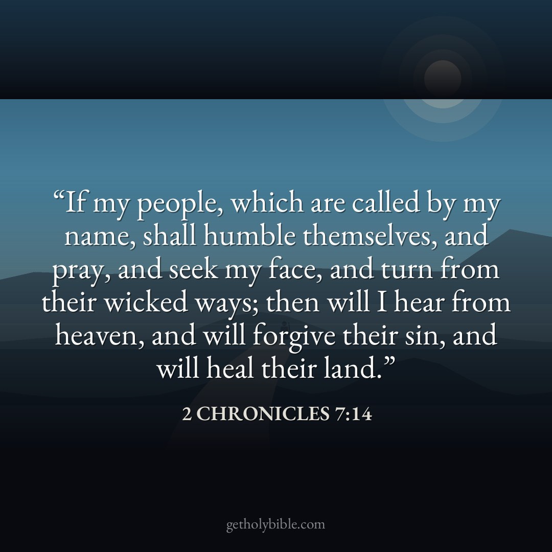 Verse of the Day — 2 Chronicles 7:14