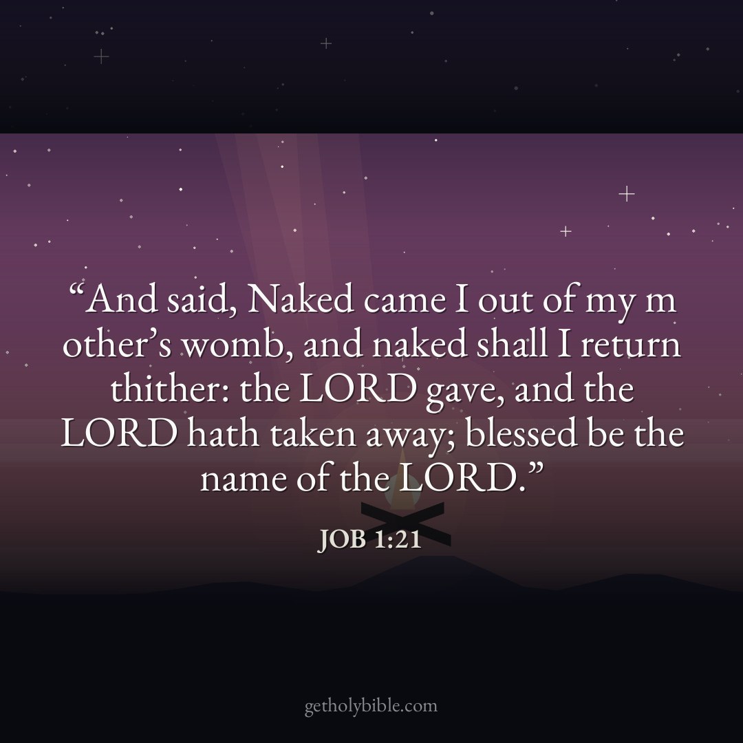 Verse of the Day — Job 1:21