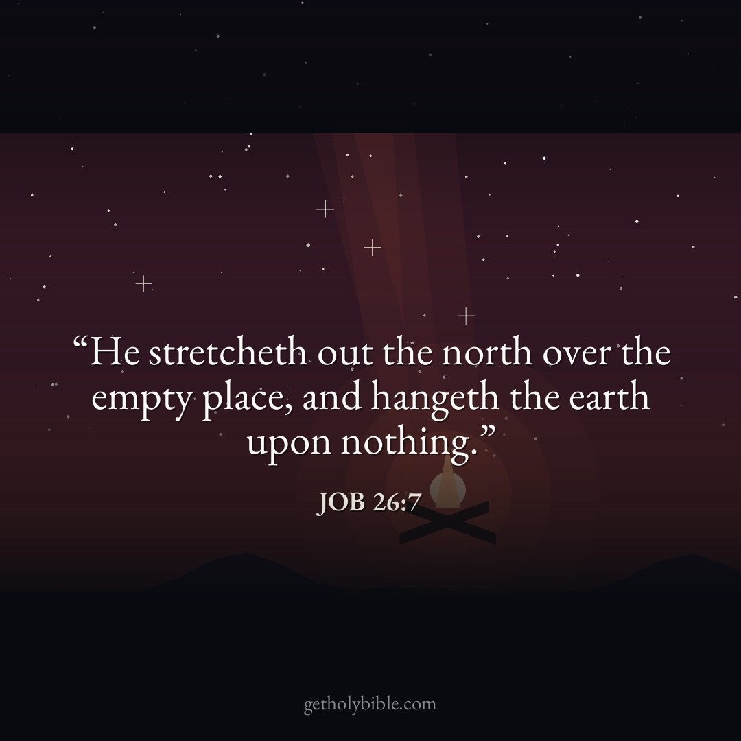 Verse of the Day — Job 26:7
