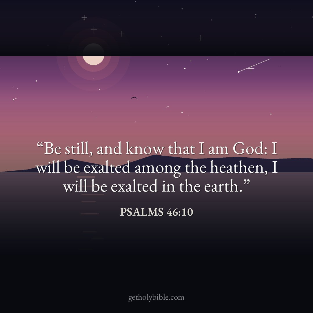 Verse of the Day — Psalms 46:10