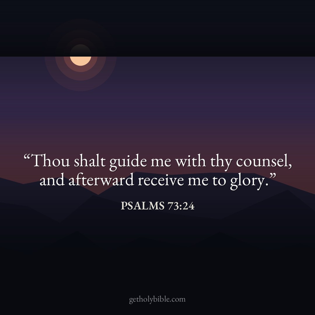 Verse of the Day — Psalms 73:24