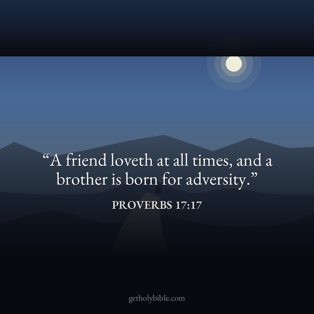 Verse of the Day — Proverbs 17:17