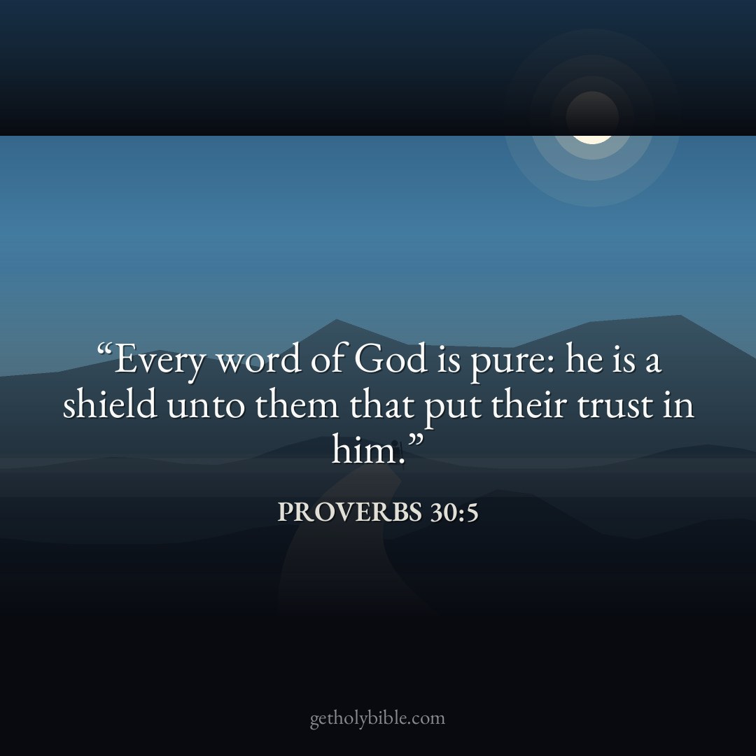 Verse of the Day — Proverbs 30:5