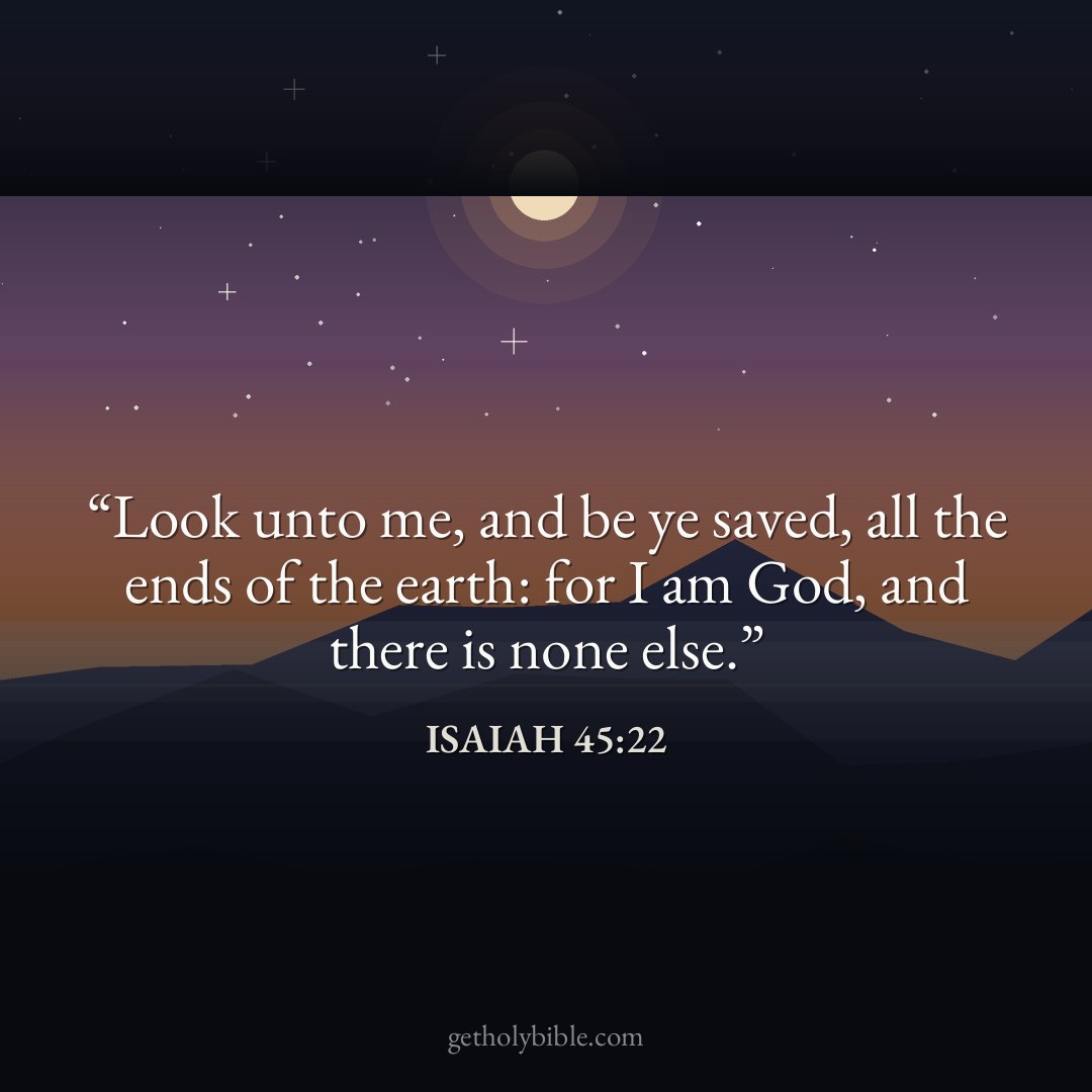 Verse of the Day — Isaiah 45:22
