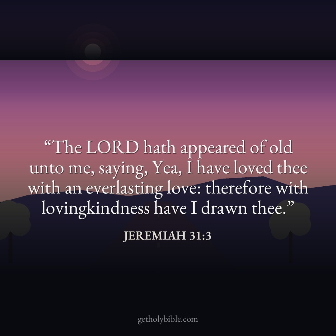 Verse of the Day — Jeremiah 31:3