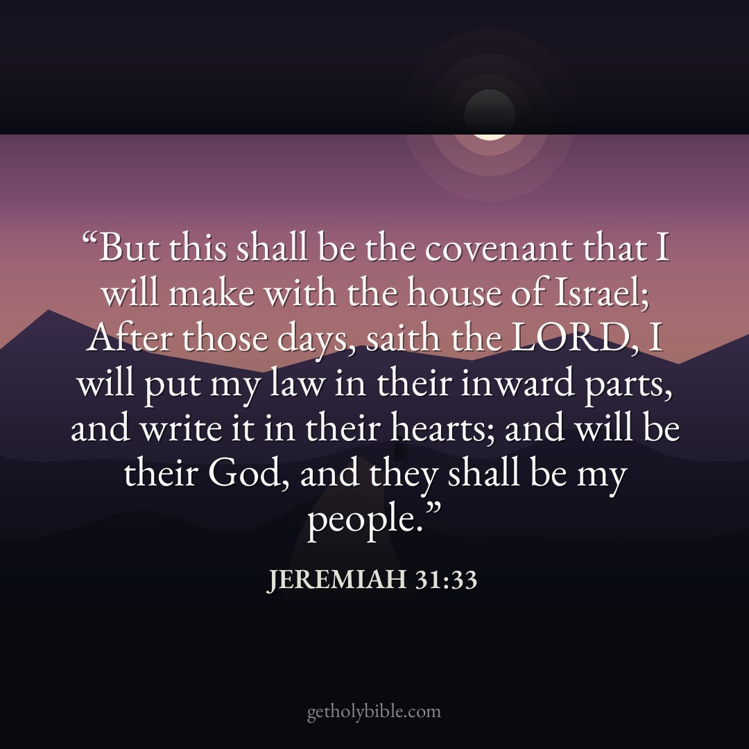 Verse of the Day — Jeremiah 31:33