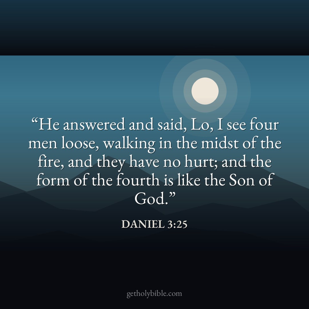 Verse of the Day — Daniel 3:25