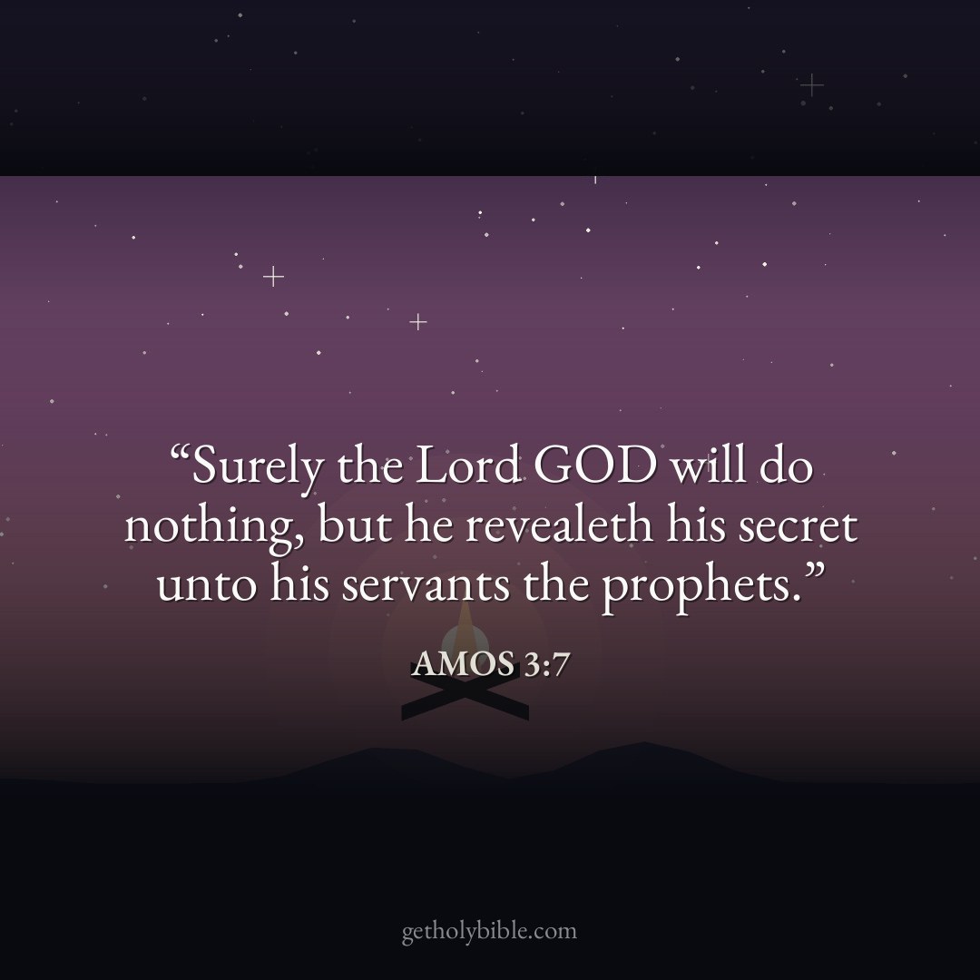 Verse of the Day — Amos 3:7