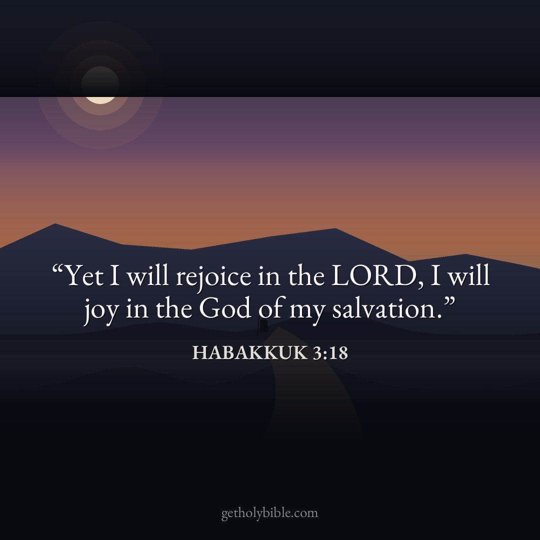 Verse of the Day — Habakkuk 3:18