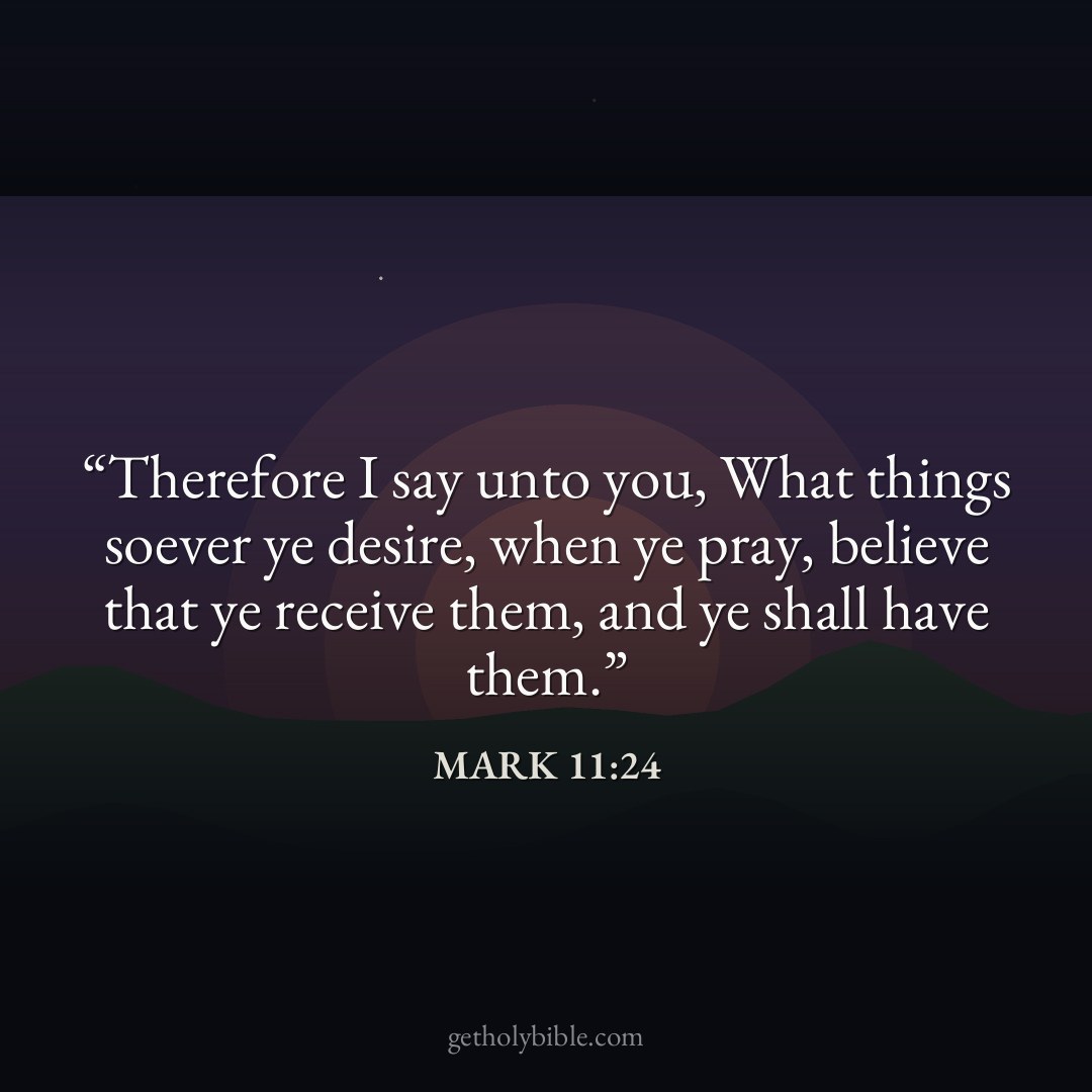 Verse of the Day — Mark 11:24