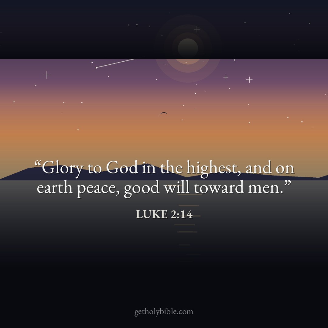 Verse of the Day — Luke 2:14