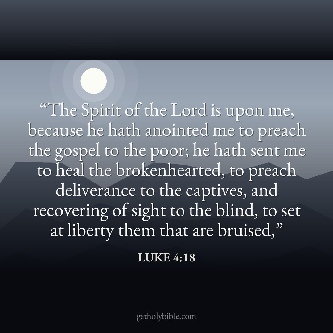 Verse of the Day — Luke 4:18