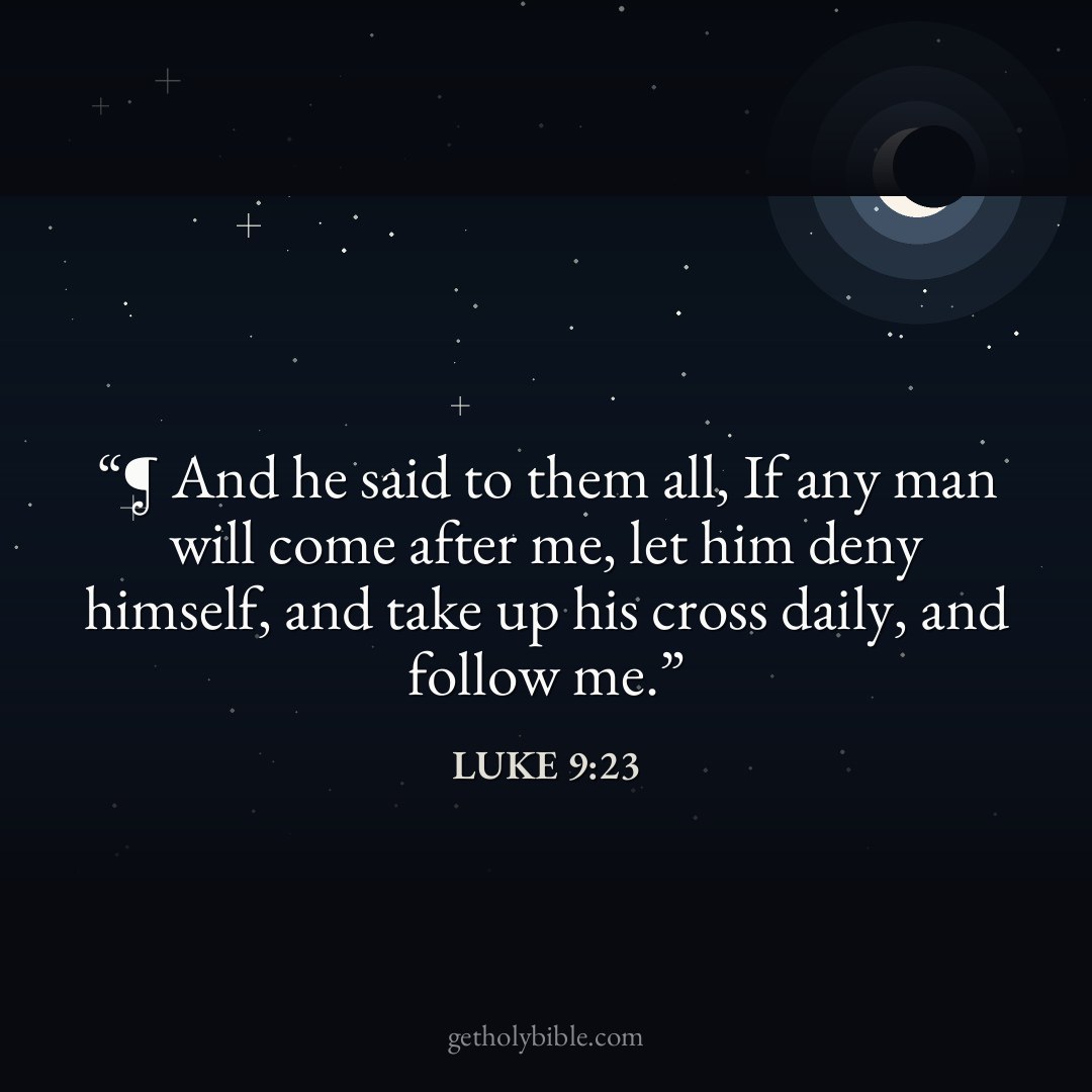 Verse of the Day — Luke 9:23