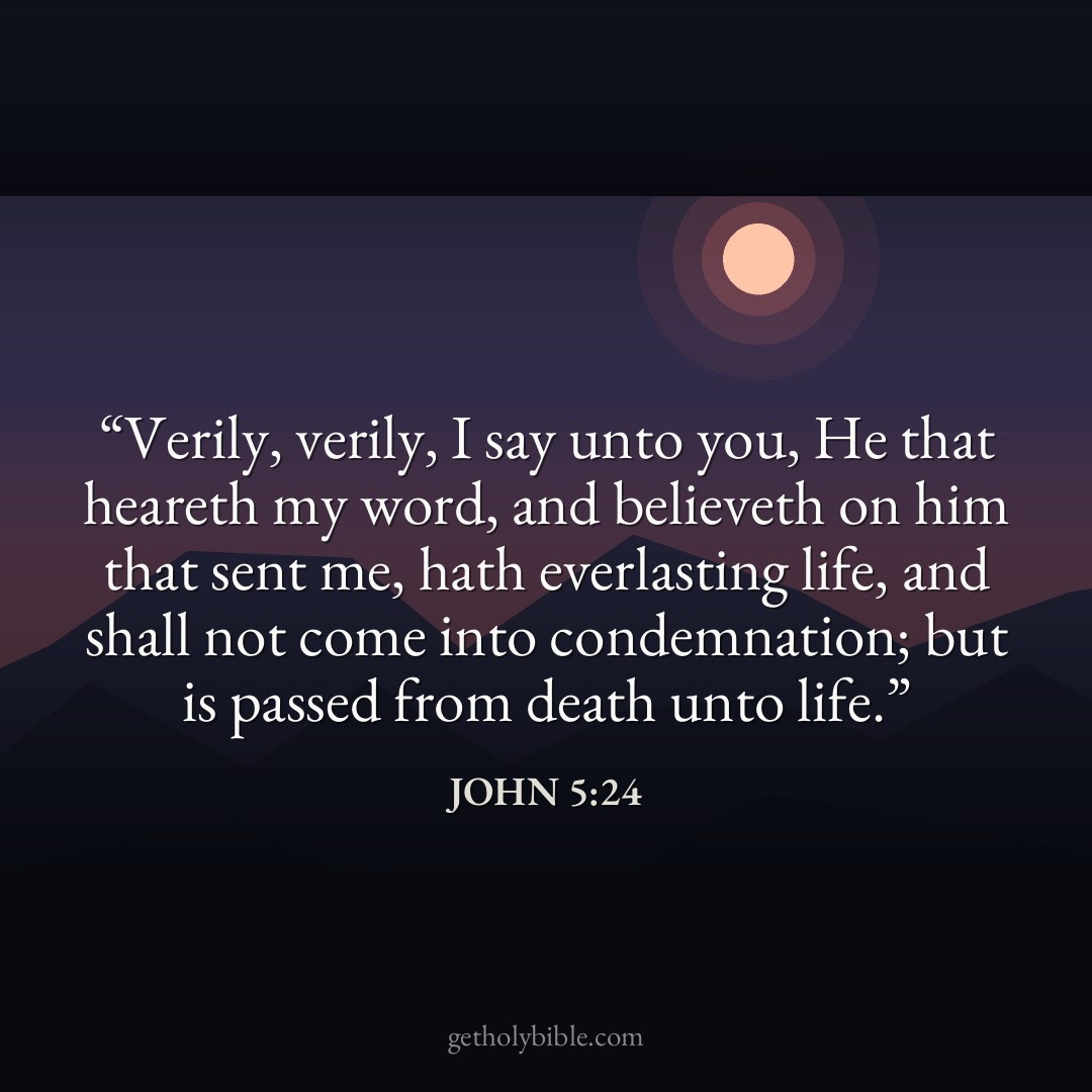 Verse of the Day — John 5:24