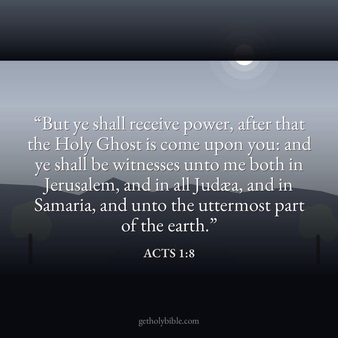 Verse of the Day — Acts 1:8