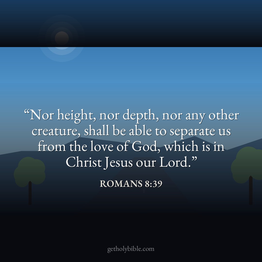 Verse of the Day — Romans 8:39