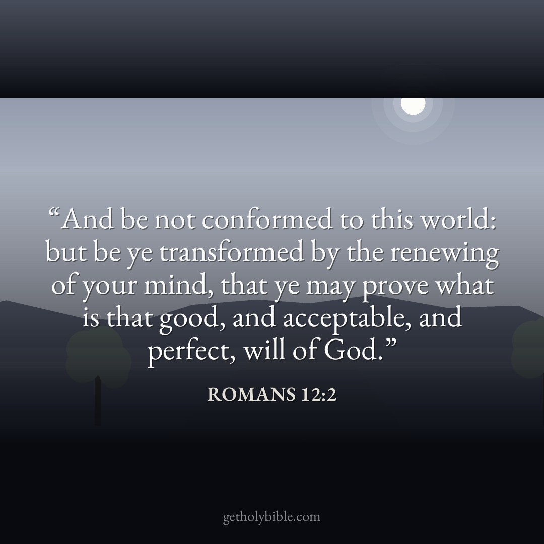 Verse of the Day — Romans 12:2