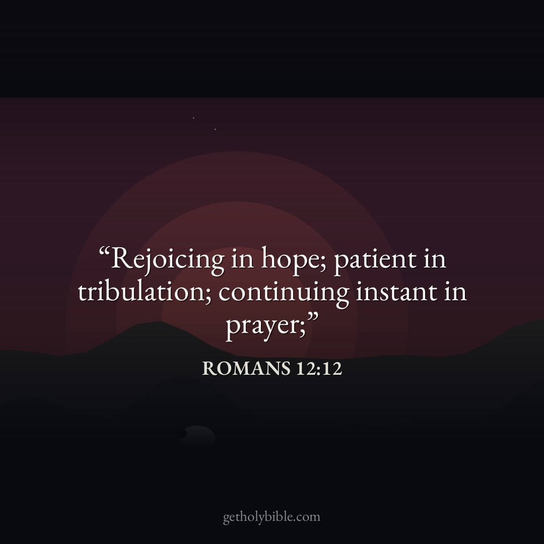 Verse of the Day — Romans 12:12