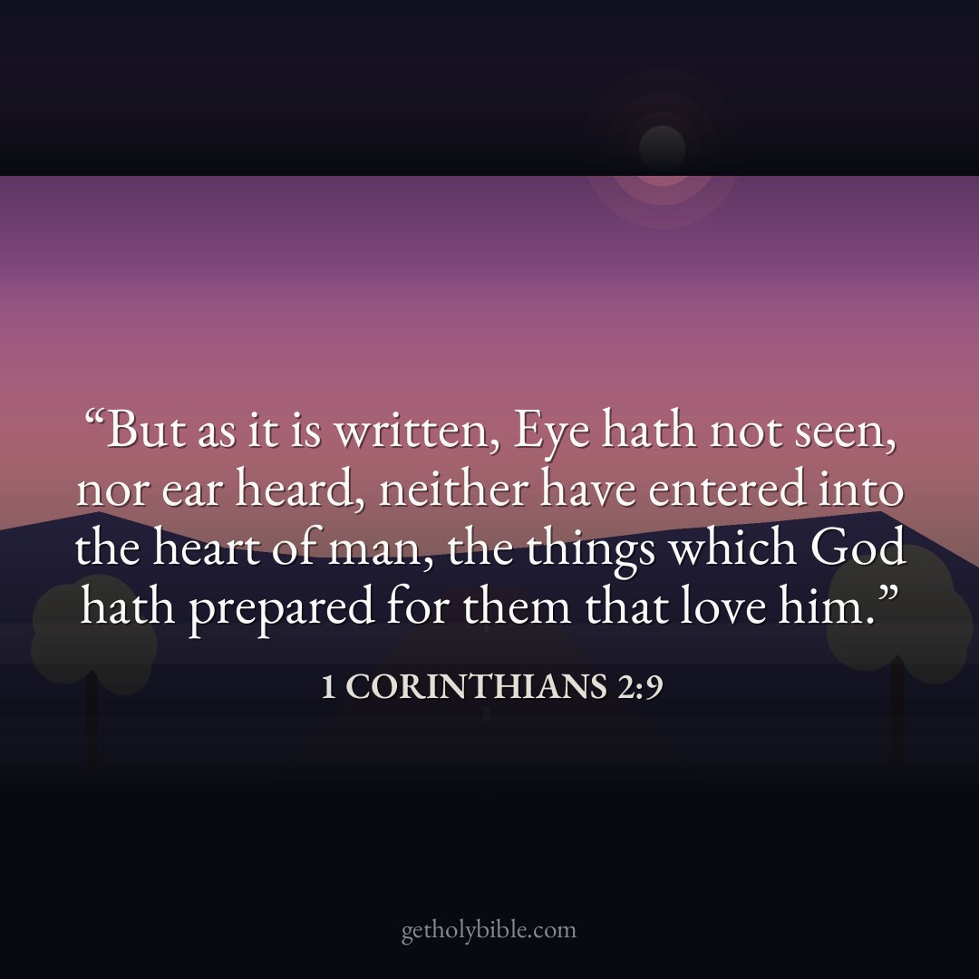 Verse of the Day — 1 Corinthians 2:9