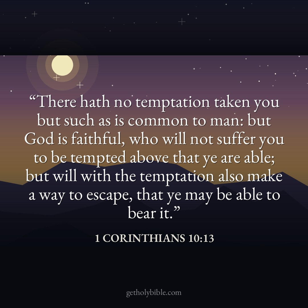 Verse of the Day — 1 Corinthians 10:13