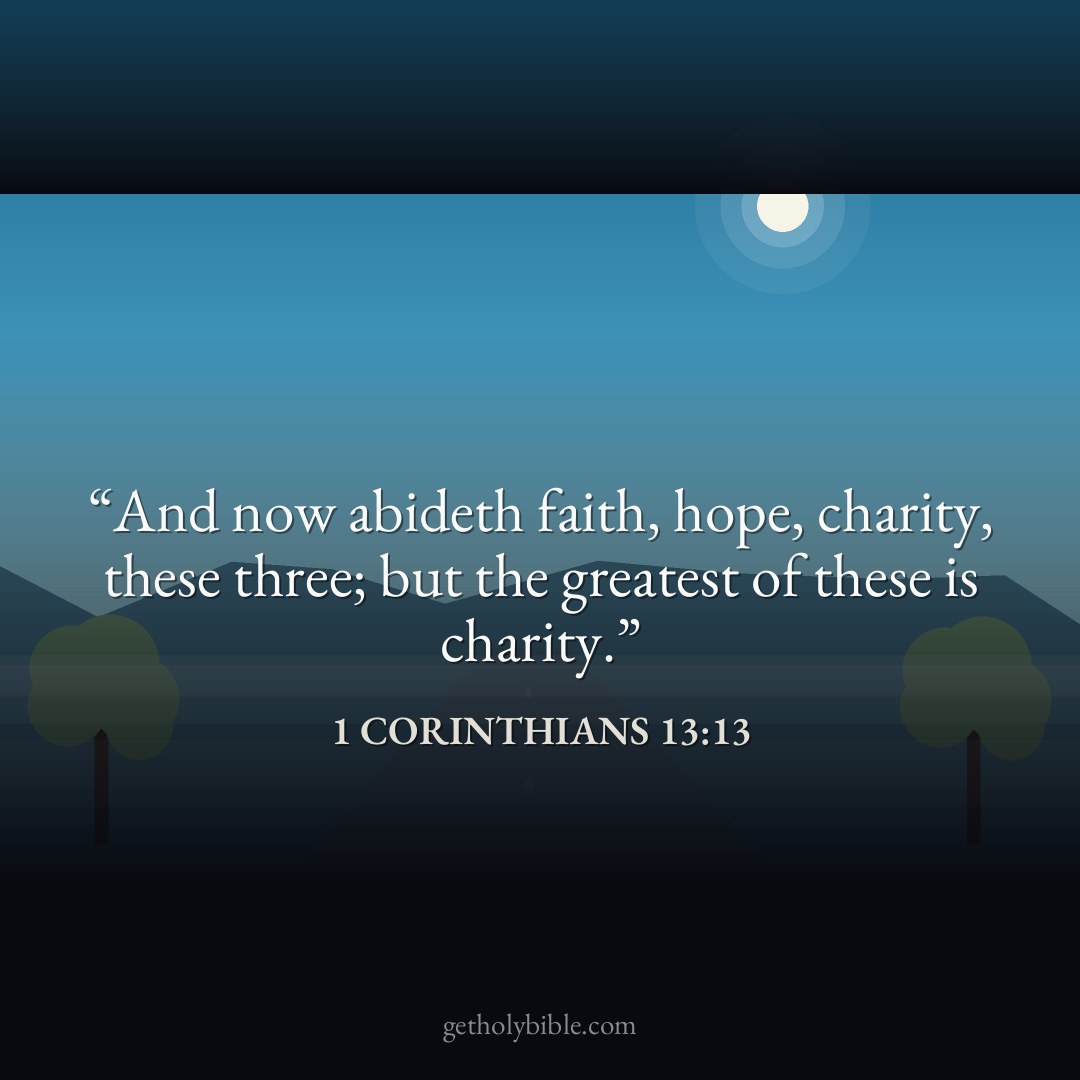 Verse of the Day — 1 Corinthians 13:13