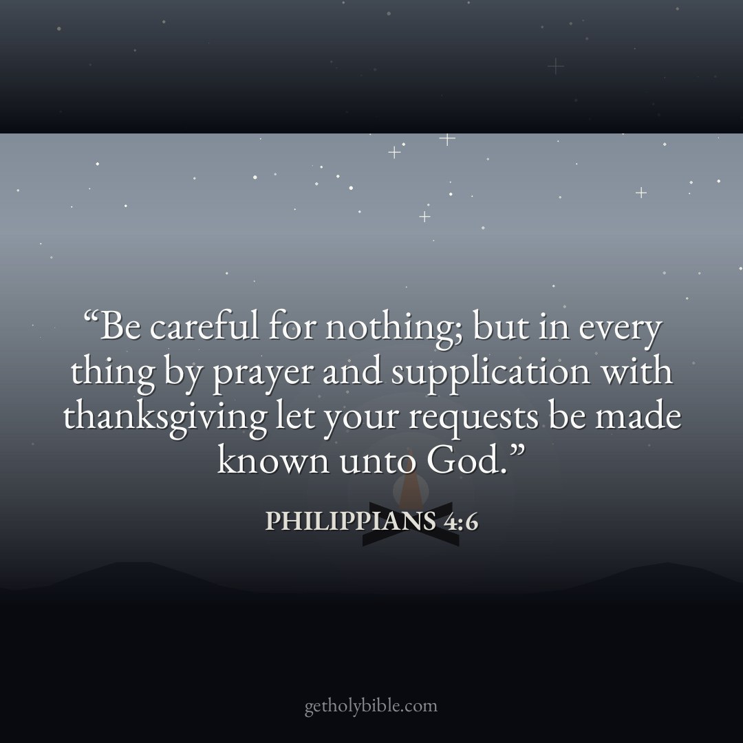 Verse of the Day — Philippians 4:6