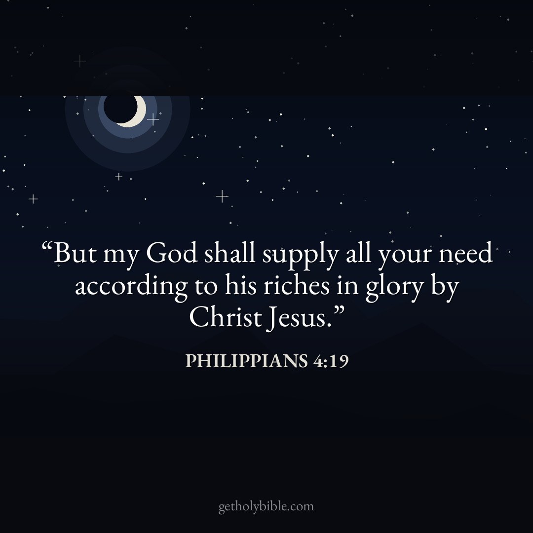 Verse of the Day — Philippians 4:19