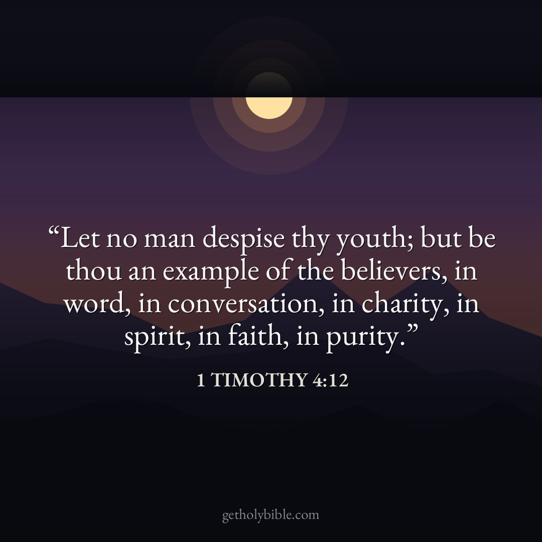 Verse of the Day — 1 Timothy 4:12