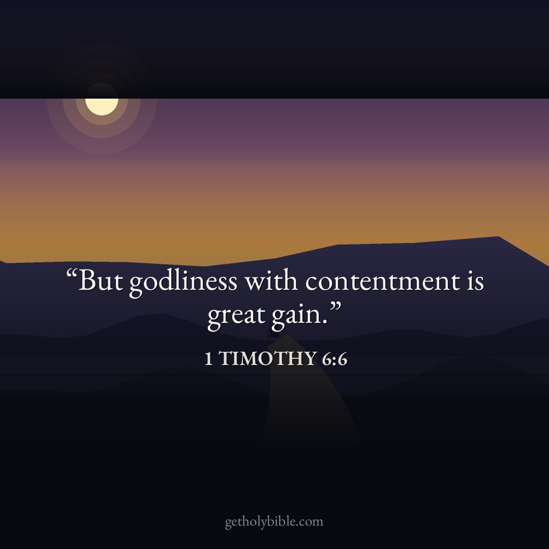 Verse of the Day — 1 Timothy 6:6