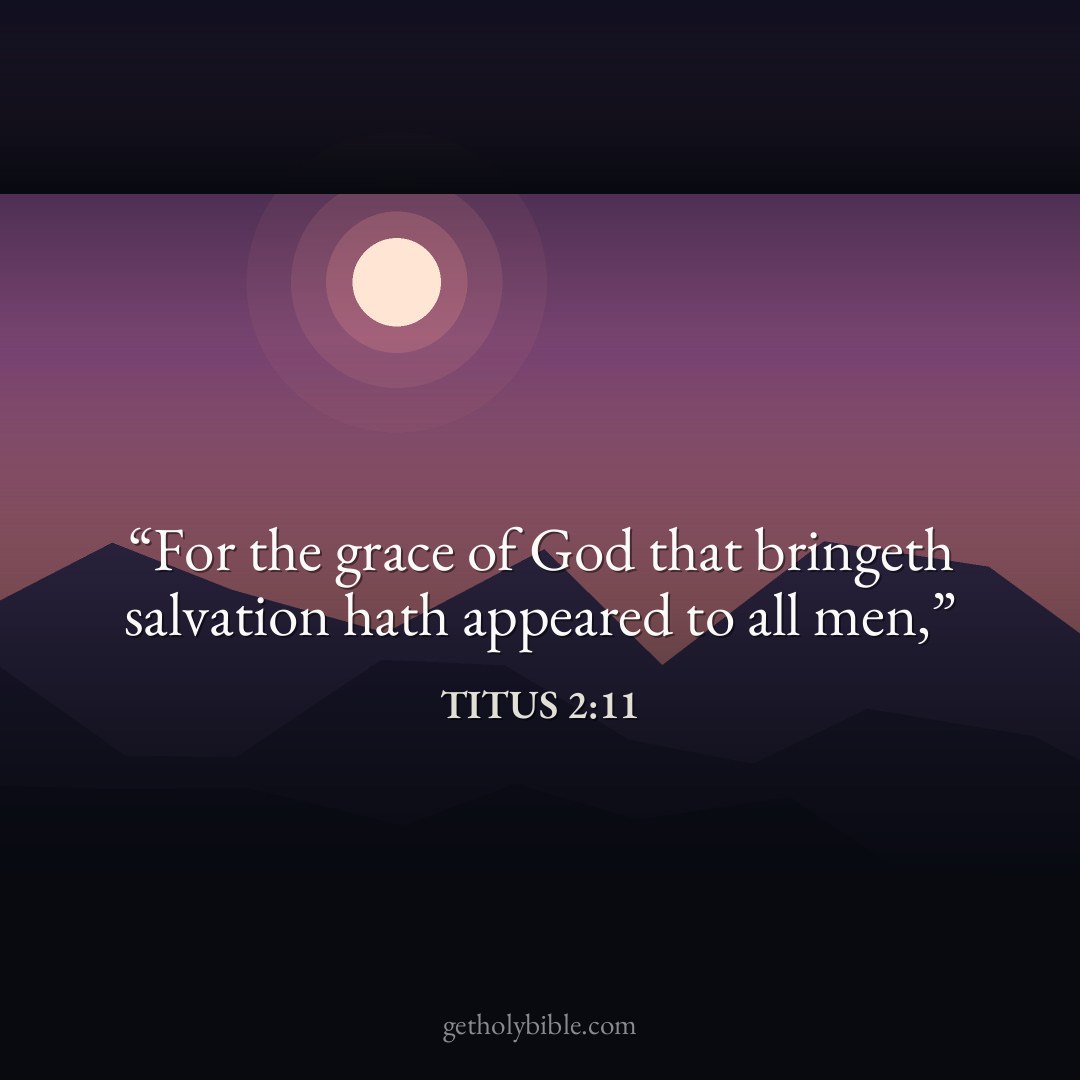 Verse of the Day — Titus 2:11