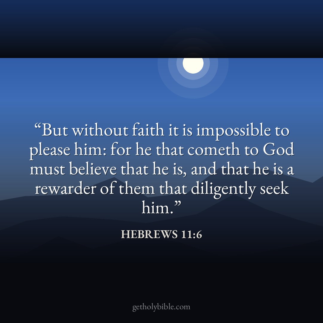 Verse of the Day — Hebrews 11:6