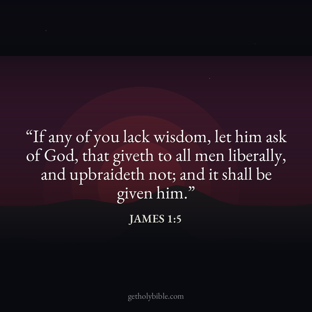 Verse of the Day — James 1:5