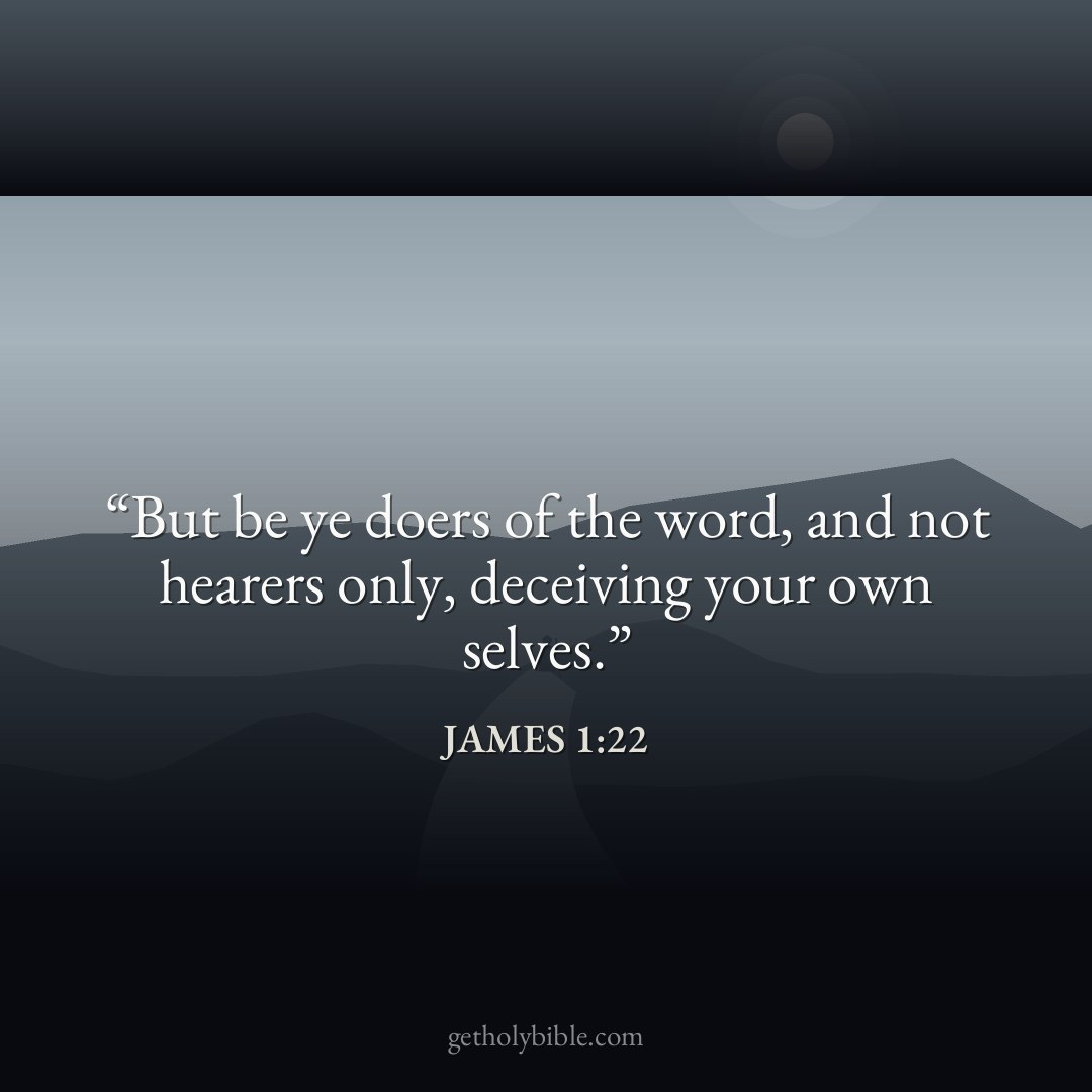 Verse of the Day — James 1:22