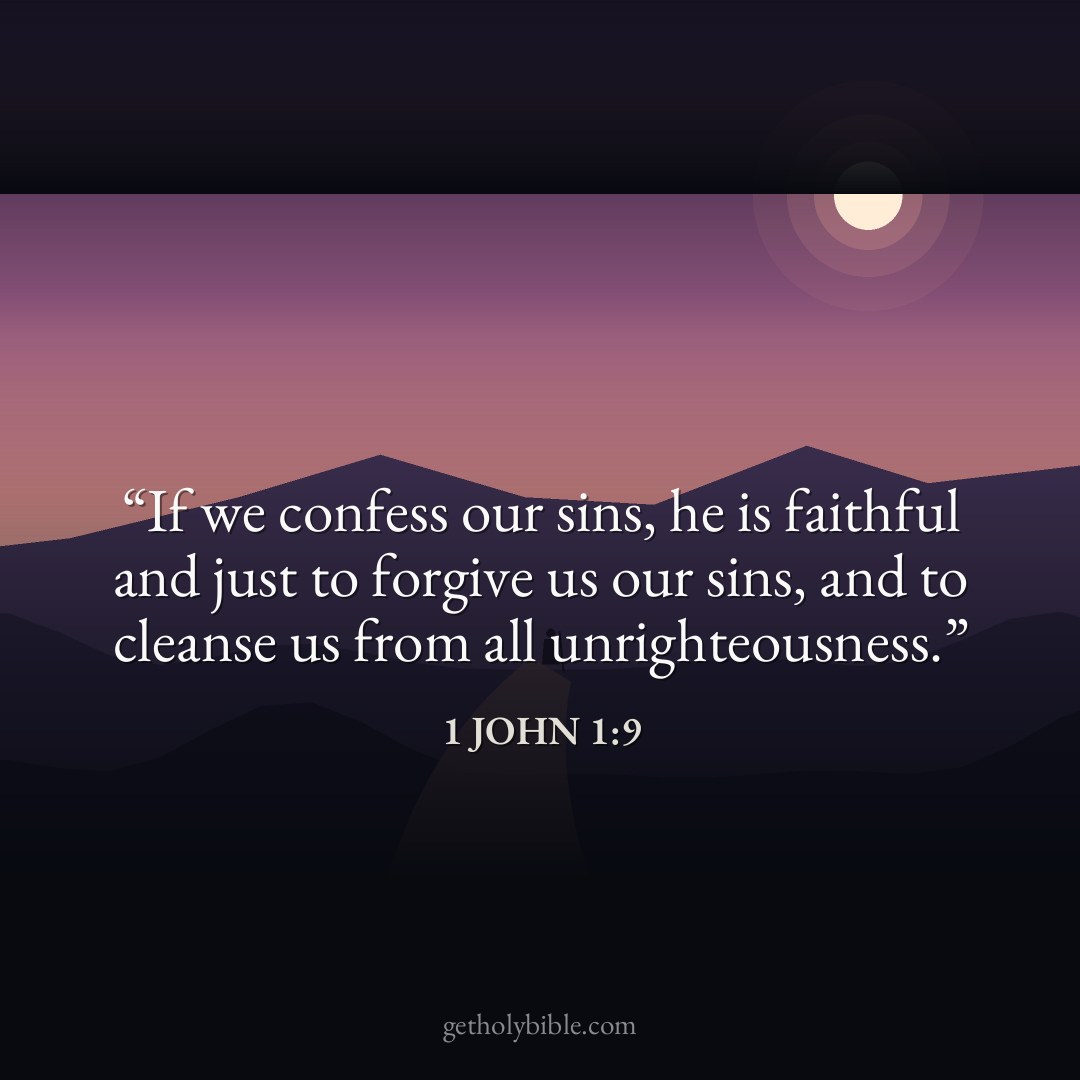 Verse of the Day — 1 John 1:9