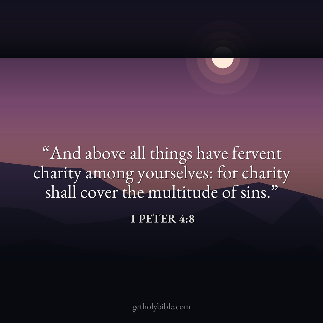 Verse of the Day — 1 Peter 4:8