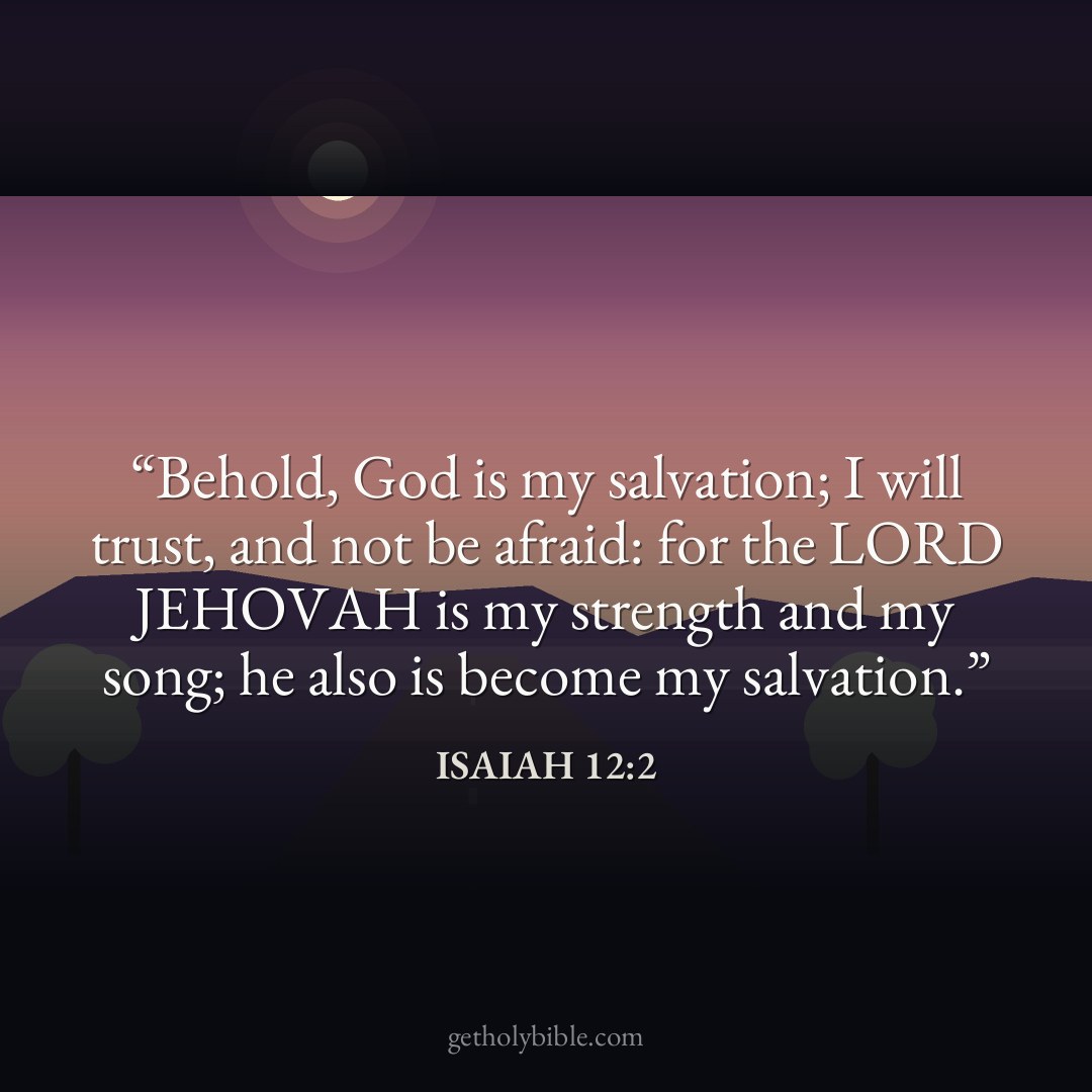 Verse of the Day — Isaiah 12:2