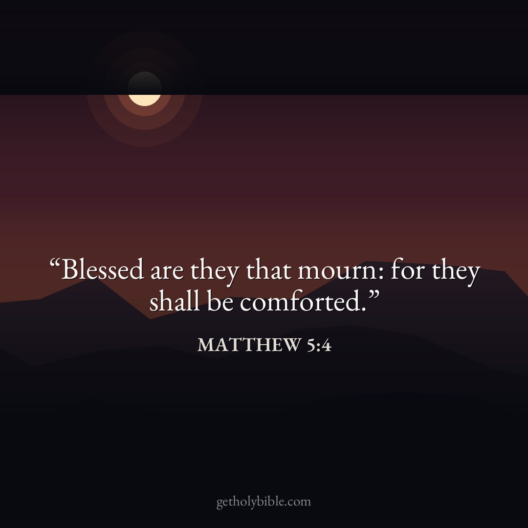 Verse of the Day — Matthew 5:4