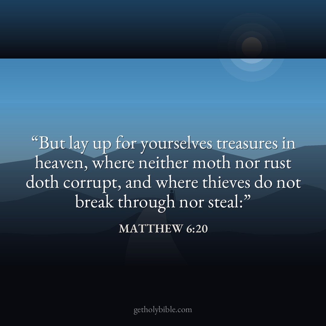Verse of the Day — Matthew 6:20
